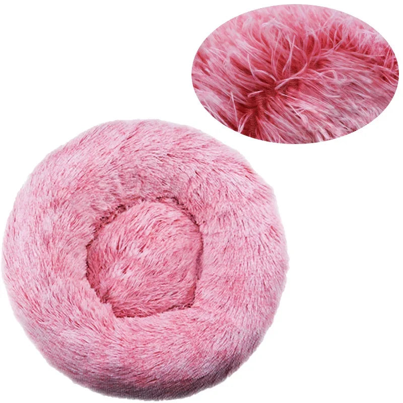 Lit Tout Doux pour Chien Chat - Panier Moelleux Rond