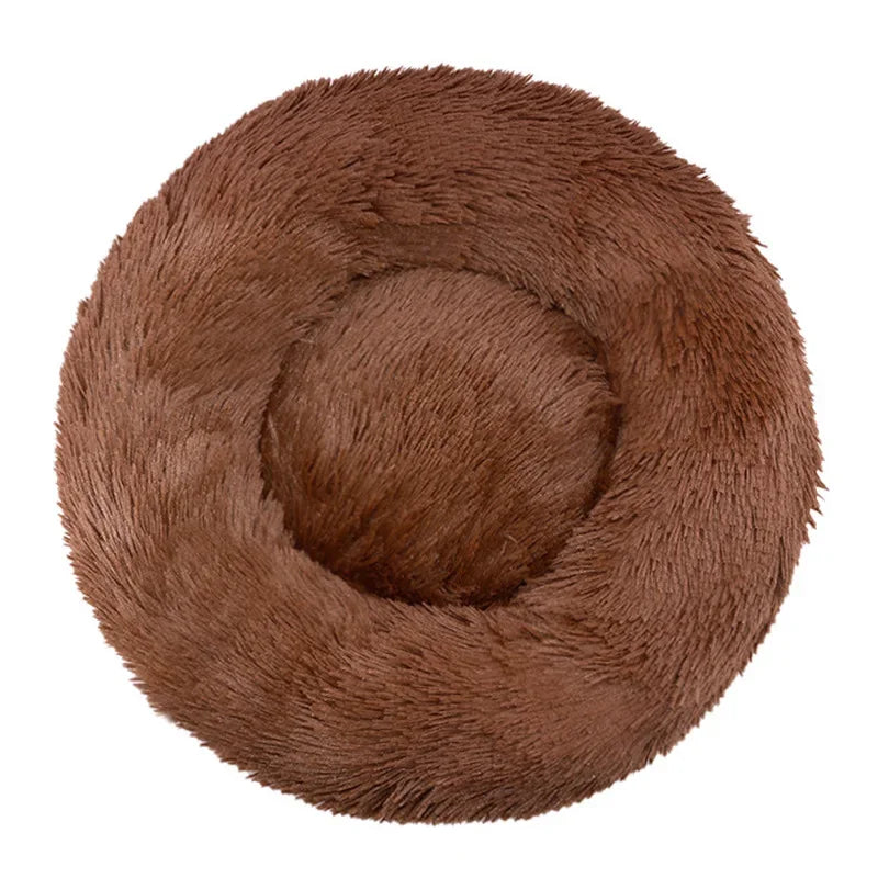 Lit Tout Doux pour Chien Chat - Panier Moelleux Rond