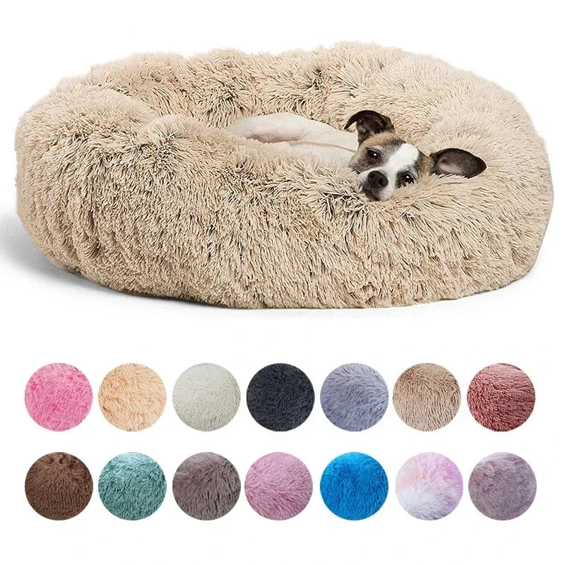 Lit Tout Doux pour Chien Chat - Panier Moelleux Rond