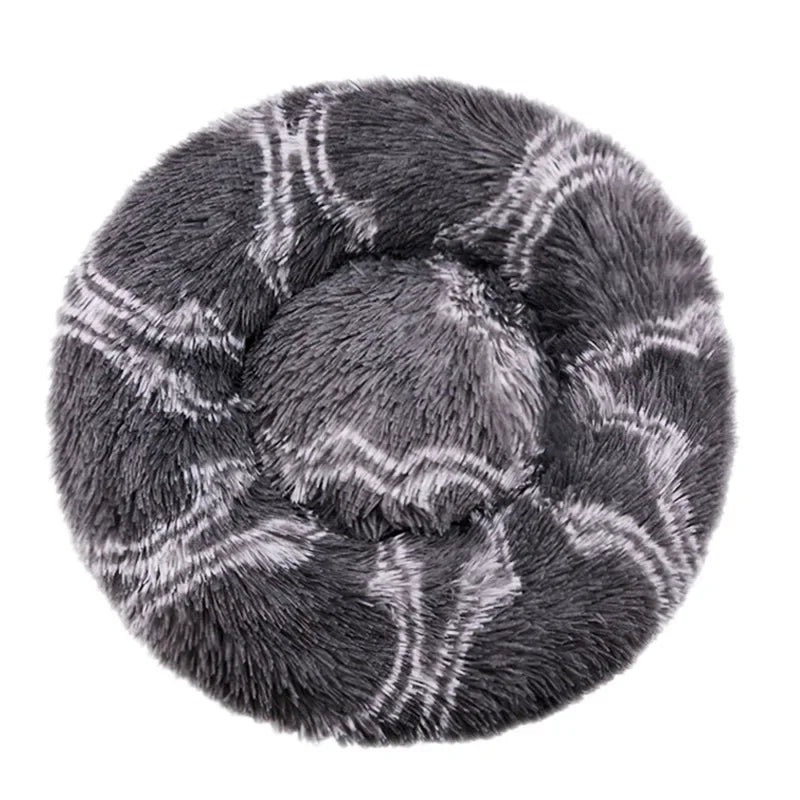 Lit Tout Doux pour Chien Chat - Panier Moelleux Rond