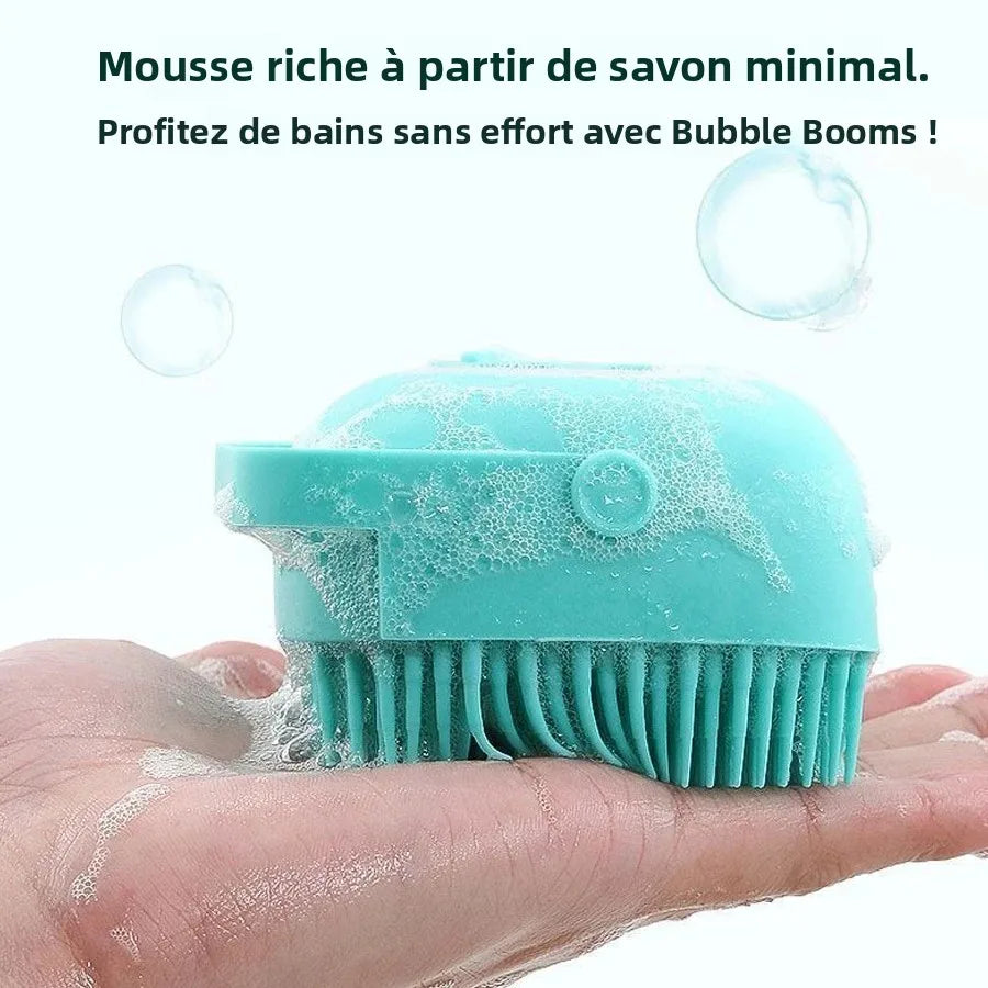 Brosse Lavante Silicone pour Chien Chat - Massage Shampoing