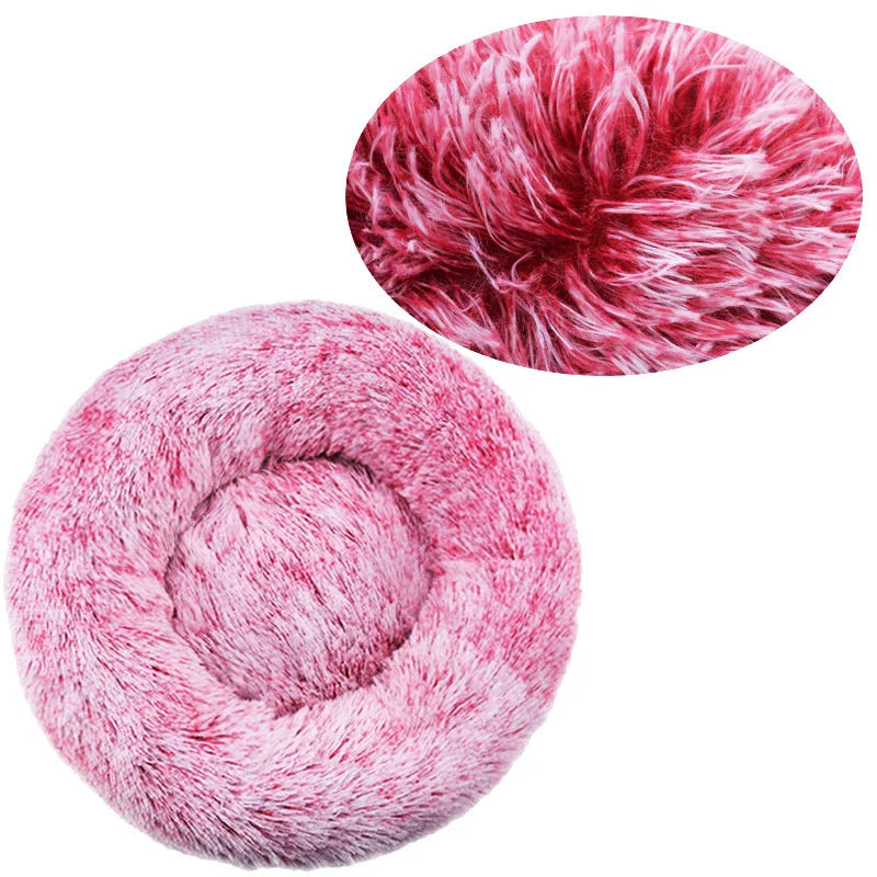 Lit Tout Doux pour Chien Chat - Panier Moelleux Rond